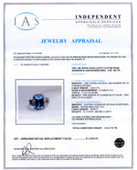 Elegant Aquamarine Diamond Ring