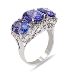 Bright Finish Tanzanite Ring
