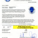 Bright Tanzanite Pear Shaped Ring