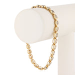 Yellow gold & Diamond Tennis Bracelet