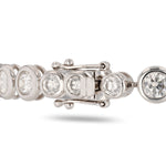 White Gold Ladies Diamond Tennis Bracelet