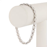 White Gold Ladies Diamond Tennis Bracelet