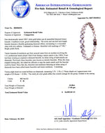 White Gold Ladies Diamond Tennis Bracelet