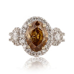 Natural Fancy Chocolate Brown Diamond Ring