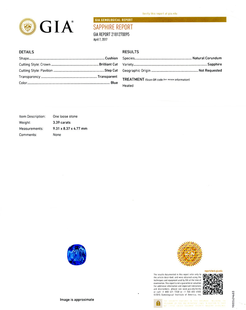 Sapphire & Diamond Ring