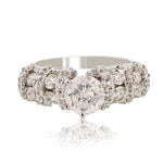 Platinum Ladies Diamond Unity Ring