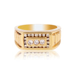 14K Mens Yellow Gold Ring