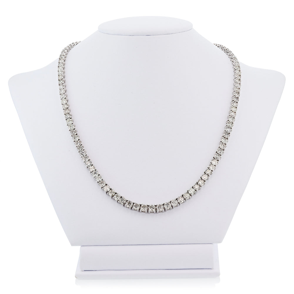 18K Gold Diamond Necklace