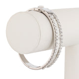 14K Gold Diamond Bangle Bracelet