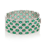 Bright Polished Emerald Bangle