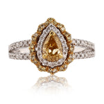 Fancy Deep Yellow Unity Ring