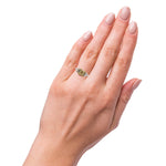 Brilliant Cut Fancy Light Yellow Ring