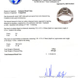 Tapered Block Mens Diamond Ring