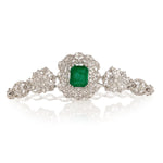 Unique Emerald Diamond Bracelet
