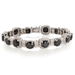 Black Diamond Swan Ladies Bracelet