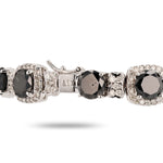 Black Diamond Swan Ladies Bracelet