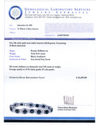 Black Diamond Swan Ladies Bracelet