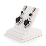 Art Deco Sapphire Drop Earrings