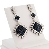 Art Deco Sapphire Drop Earrings