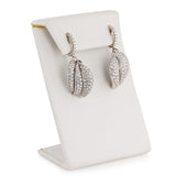 Contemporary Style Diamond Earrings