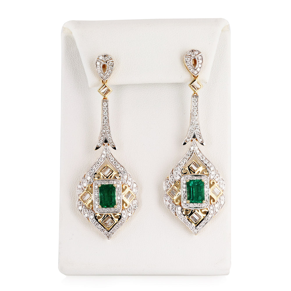 Yellow Gold Luxory Designer Earrings