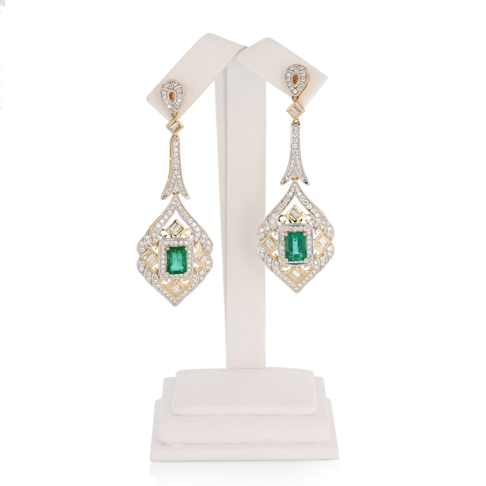Yellow Gold Luxory Designer Earrings