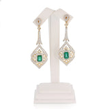 Yellow Gold Luxory Designer Earrings