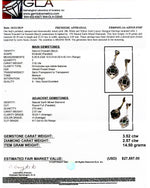 Yellow Gold Luxory Designer Earrings