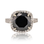Black And White Diamond Ring