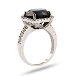 Black And White Diamond Ring