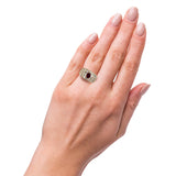 Ruby And Baguette Cut Diamond Ring