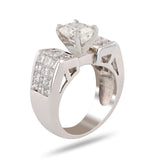 Platinum Bow Shaped Unity Ring