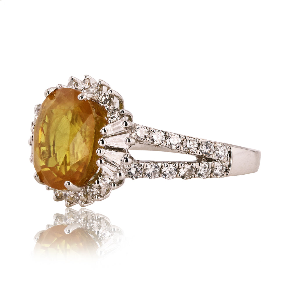Natural Yellow Sapphire Stone
